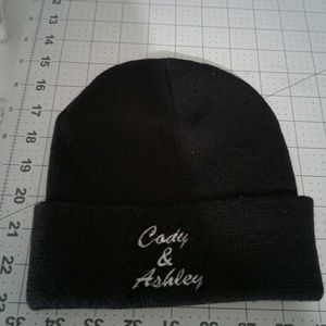 Embroidered toboggans